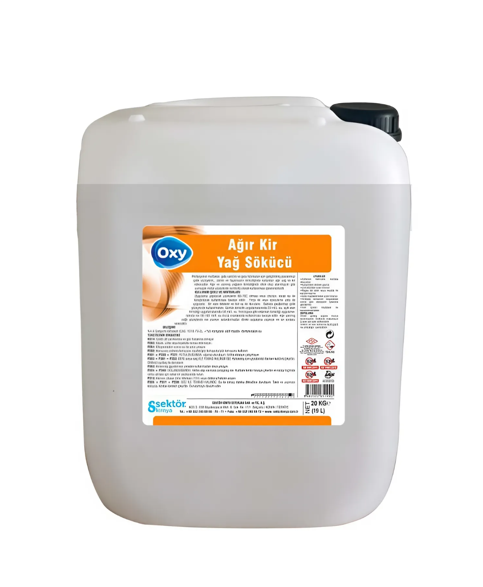 OXY AĞIR KİR YAĞ PAS SÖKÜCÜ 20KG