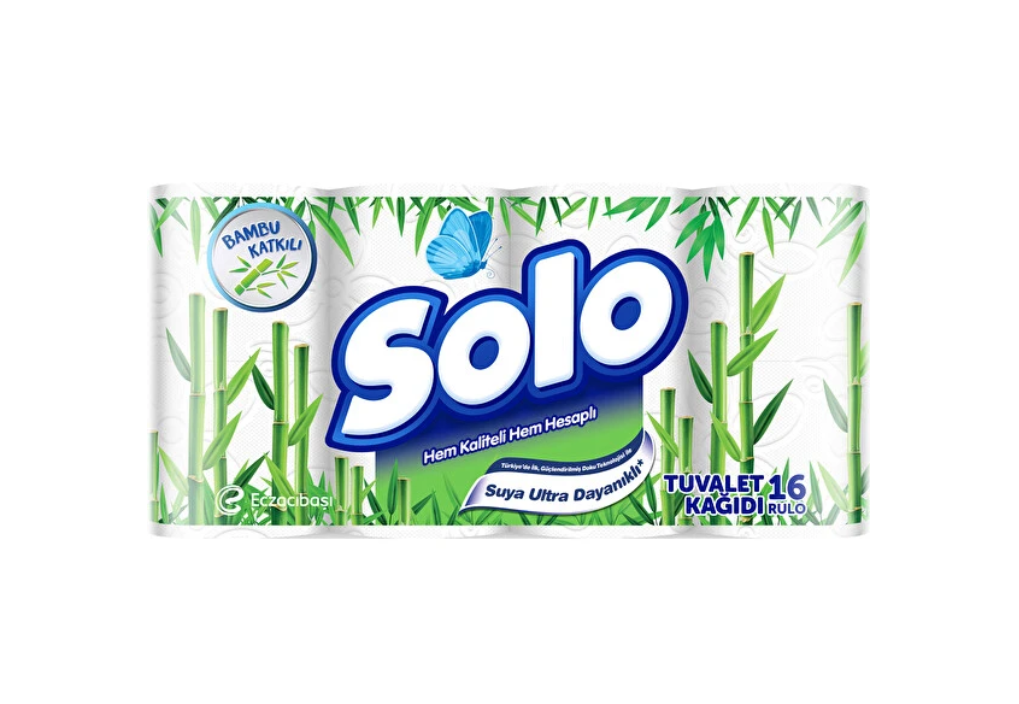Solo Bambu Katkılı Tuvalet Kağıdı 16'lı
