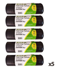 Norm Çöp Torbası - 2 Kat - 500 Gr. - 80x110 Cm. - 5 Rulo