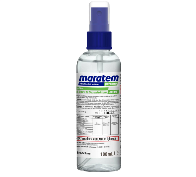 Maratem M105 Alkol Bazlı El Dezenfektanı 100ml