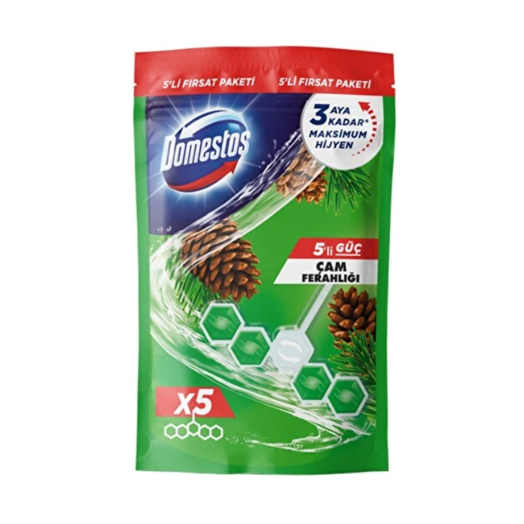 Domestos Wc Blok Çam Ferahlığı 5'li Paket