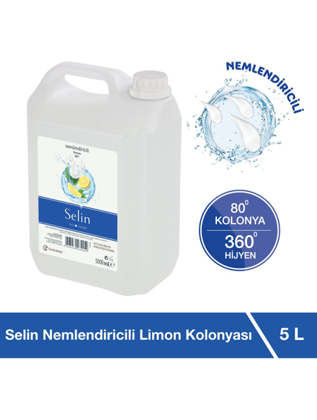 Selin Nemlendirici Limon Kolonyası 5 Lt