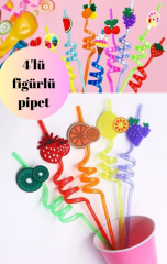 4'lü pipetli figürlü
