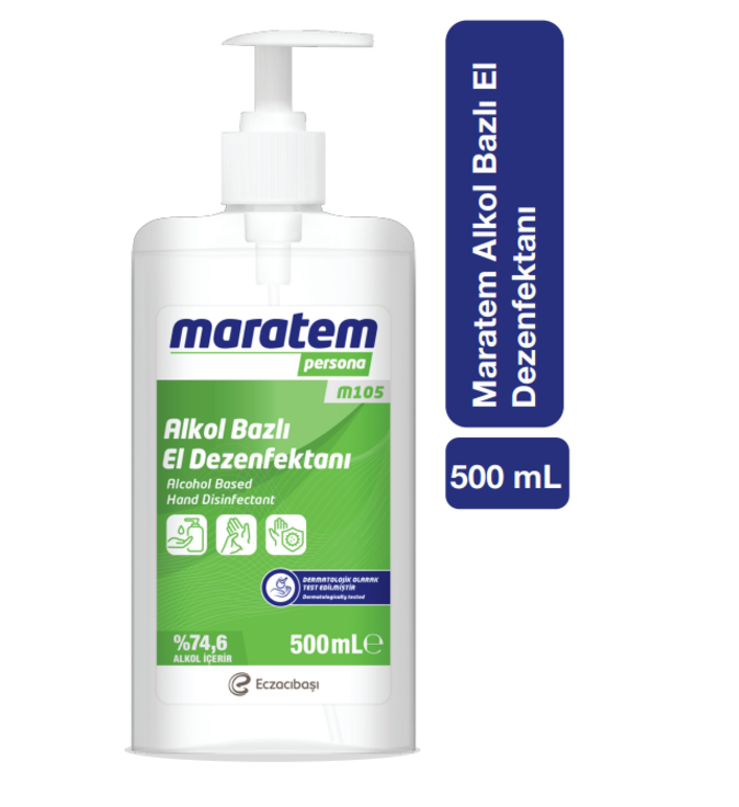 Maratem M105 Alkol Bazlı El Dezenfektanı 500ml